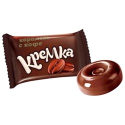 Карамель леденцовая КРЕМКА со вкусом кофе, 500 г, КНК596 - фото 14977949