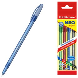 Ручки шариковые ERICH KRAUSE "Neo", набор 4 ЦВЕТА, 0,7 мм, европодвес, 47509 - фото 14982857