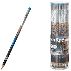 Карандаш чернографитный с ластиком ERICH KRAUSE "Magic Pet", НВ, 62769 - фото 14982878