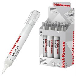 Ручка-корректор ERICH KRAUSE "EasyMask", 7 мл, металлический наконечник, 55989 - фото 14982900