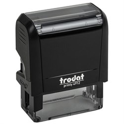 Оснастка для штампа, размер оттиска 47х18 мм, синий, TRODAT 4912 P4, подушка в комплекте, 52877 - фото 14984075