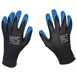 Перчатки нейлоновые SCAFFA "Grip", текстурированное латексное покрытие (облив), размер 8, M (средний), 00-00015294 - фото 14987568