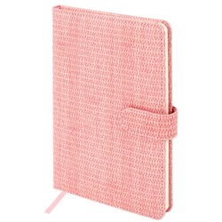 Еженедельник датированный 2026 А5 145х215 мм, BRAUBERG "Augustus", под кожу, розовый, 117163 - фото 14988608