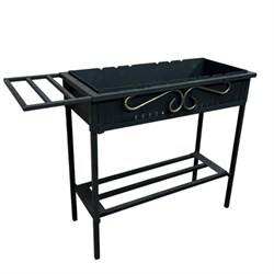 Мангал сборный, размер 700х300х700 мм, "КРЕПЫШ", сталь 2 мм, термостойкий, 701760 - фото 14999110