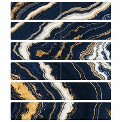 Закладки для книг МАГНИТНЫЕ, "АССОРТИ 5 ДИЗАЙНОВ ABSTRACTION", 6 штук, 60x20 мм, FUNSTER (ФАНСТЕР), 116653 - фото 15015228