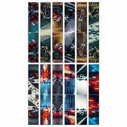 Закладки для книг МАГНИТНЫЕ, "BOYS", комплект 12 штук, 60x20 мм, FUNSTER (ФАНСТЕР), 116656 - фото 15015231