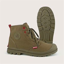 Кеды высокие Скорпион Комфорт ПУ-Р (арт.1650), хаки - фото 15032921