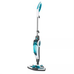 Паровая швабра KITFORT KT-1003, 1500 Вт, 1 бар, объем 0,38 л, 2 в 1, 11 насадок, белая, КТ-1003 - фото 15036501