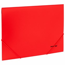 Папка на резинках А4 BRAUBERG UNIVERSAL, красная, до 300 листов, 0,5 мм, 273039 - фото 15042201