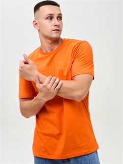 Футболка ProfLineBase (тк.Трикотаж,160), оранжевый - фото 15052443