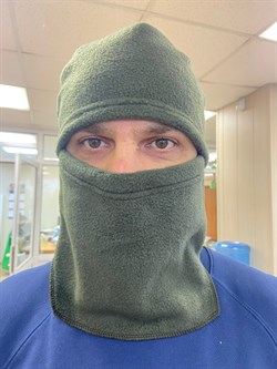 Маска-подшлемник (тк.Флис), хаки - фото 15052622