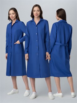 Халат женский База (тк.ТиСи), васильковый - фото 15052727