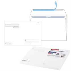 Конверты С4 (229х324 мм), отрывная лента, Куда-Кому, внутренняя запечатка, 100 г/м2, КОМПЛЕКТ 50 шт., BRAUBERG, 112183 - фото 15054107