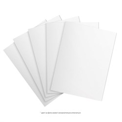Пенокартон матовый, 70х100 см, толщина 5 мм, белый, КОМПЛЕКТ 5 листов, BRAUBERG, 112475 - фото 15054134