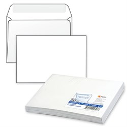 Конверты С5 (162х229 мм), отрывная лента, 80 г/м2, КОМПЛЕКТ 50 шт., внутренняя запечатка, С50.10.50С - фото 15054518