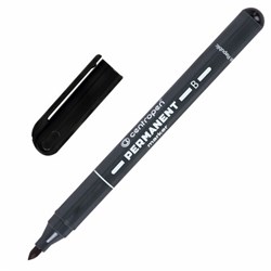 Маркер перманентный CENTROPEN 2836, ЧЕРНЫЙ, круглый наконечник, 2 мм, 6 2836 0012 - фото 15054893