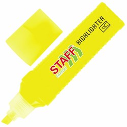 Текстовыделитель STAFF "EVERYDAY HL-707", ЖЕЛТЫЙ, линия 1-5 мм, скошенный наконечник, 152542 - фото 15054919