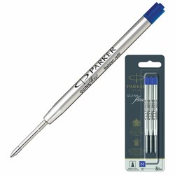 Стержень шариковый PARKER "Quinkflow", КОМПЛЕКТ 3 шт., металлический, 98 мм, узел 1 мм, блистер, синий, 2119152 - фото 15054942