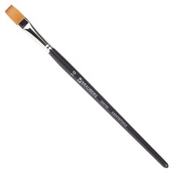 Кисть художественная профессиональная BRAUBERG ART CLASSIC, синтетика мягкая под колонок, плоская, № 10, короткая ручка, 200700 - фото 15055102