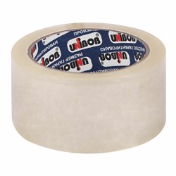 Клейкая лента упаковочная, 48 мм х 66 м, прозрачная, толщина 45 микрон, UNIBOB 600, 29341 - фото 15055168