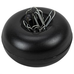 Скрепочница магнитная STAFF, черный корпус, 226825 - фото 15055334