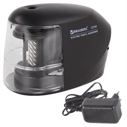 Точилка электрическая BRAUBERG "ORIGINAL", питание 220 В/4 батарейки АА, фрезерный механизм, 227565 - фото 15055376