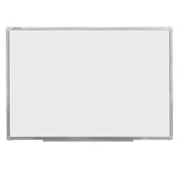 Доска магнитно-маркерная (100х150 см), алюминиевая рамка, ГАРАНТИЯ 10 ЛЕТ, РОССИЯ, BRAUBERG Стандарт, 235523 - фото 15055555