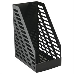 Лоток вертикальный для бумаг, увеличенная ширина (250х160х300 мм), "XXL", полипропилен, черный, ЛТВ-30551 - фото 15055590