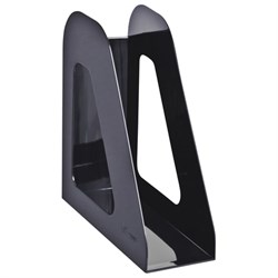 Лоток вертикальный для бумаг "Фаворит" (233х240 мм), ширина 90 мм, черный, ЛТВ-30495 - фото 15055594