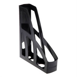 Лоток вертикальный для бумаг "Лидер" (250х300 мм), ширина 75 мм, черный, полипропилен, ЛТВ-30450 - фото 15055677