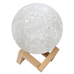 Ночник / детский светильник / LED лампа "Лунная ночь", 16 цветов, d=15 см, с пультом, DASWERK (ДАСВЕРК), 237952 - фото 15055736