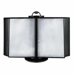 Демосистема настольная на 30 панелей, с 30 черными панелями А4, вращающаяся, STAFF, 238333 - фото 15055817