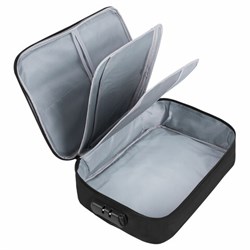 Папка-органайзер для документов с кодовым замком ЧЕРНЫЙ ВОДОНЕПРОНИЦАЕМЫЙ А4, BRAUBERG DOCS, 271959 - фото 15055952