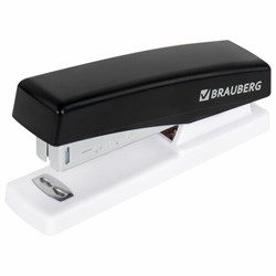 Степлер №24/6, 26/6 BRAUBERG "STYLE", до 25 листов, черный, 272747 - фото 15056049