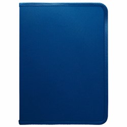 Папка объемная на молнии пластиковая на 4 кольцах, 35 мм, А4, BRAUBERG PIXEL, темно-синяя, 0,7 мм, 273080 - фото 15056082