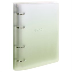 Тетрадь на кольцах А5 175х220 мм, 120 л., пластик, с разделителями, BRAUBERG, Зеленый, 404629 - фото 15057799