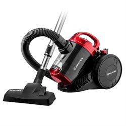 Пылесос BRAYER BR4202 с контейнером "циклон", 2200 Вт, мощность всасывания 420 Вт, черный/бордовый - фото 15057979