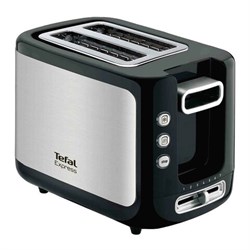 Тостер TEFAL TT365031, 850 Вт, 2 тоста, 7 режимов, механическое управление, металл/пластик, серебристый/черный, 7211002582 - фото 15058015