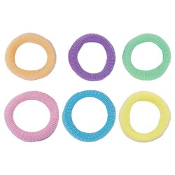 Резинки для волос НАБОР 35 шт., мягкие, маленькие, разные цвета, MONTE VITA (МОНТЕ ВИТА), 457055 - фото 15058140