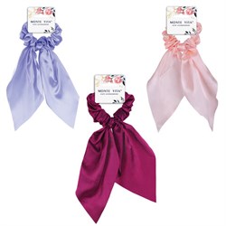 Резинка для волос 25 см, скранч, с хвостиками, АССОРТИ, MONTE VITA (МОНТЕ ВИТА), 457075 - фото 15058148