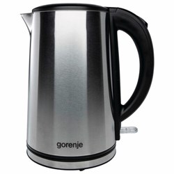 Чайник GORENJE K15DWS, 1,5 л, 2200 Вт, закрытый нагревательный элемент, металл, 740214 - фото 15058203