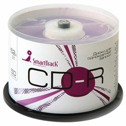 Диск CD-R SMARTTRACK, 700 Мб, 52x, Cake Box (упаковка на шпиле), КОМПЛЕКТ 50 шт., ST000151 - фото 15058366