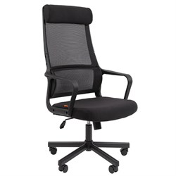 Кресло офисное Chairman CH 590, сетка/ткань, черное, 7134733 - фото 15058799