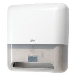 Диспенсер для полотенец СЕНСОРНЫЙ TORK (Система H1) Matic, в рулонах, (батарея R20) белый, 551100 - фото 15058979