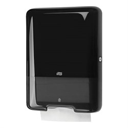 Диспенсер для полотенец TORK (Система H3) Elevation, V-сложения, черный, 553008 - фото 15058981