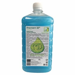 Мыло жидкое дезинфицирующее 1 л, АЛЬТСЕПТ М, крышка - фото 15059300