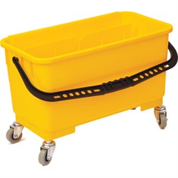 Ведро-тележка на колесах для уборки 24 л, отжим для окномоек и PVA швабр, LAIMA PROF, 606662 - фото 15059321
