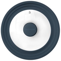 Крышка для любой сковороды и кастрюли универсальная 3 размера (16-18-20 см) антрацит, DASWERK (ДАСВЕРК), 607583 - фото 15059382