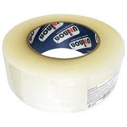 Клейкая лента упаковочная 48 мм х 198 м UNIBOB 600, прозрачная, толщина 45 микрон, 83412 - фото 15059426