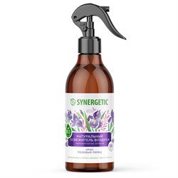 Освежитель воздуха 380 мл SYNERGETIC "Ирис и розовый перец", биоразлагаемый, нейтрализатор запахов, спрей, 900002 - фото 15059541